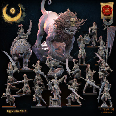 Nightelves Vol 9 by Lost Kingdom | DnD | D&D | Pathfinder | Print to Order