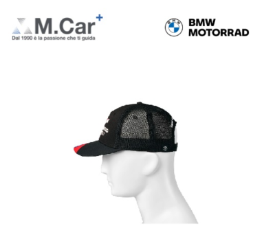 Cappello Berretto Nero Lifestyle BMW Motorrad con Loghi BMW M