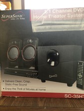 supersonic 2.1 channel dvd home theater system