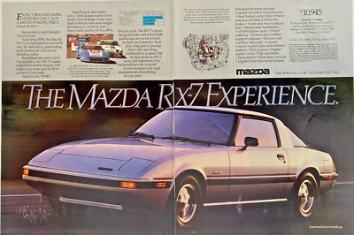 Mazda RX-7 Vintage 1984 Print Ad | eBay