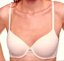 CALVIN KLEIN Perfectly Fit Flex Lightly Lined Lt Pink Bra 30DD 32C 32D 32DD 34C