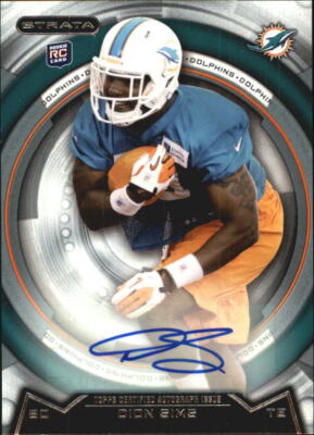 B2540- 2013 Topps Strata Autogramme #170 Dion Sims Auto (Rookie Card)
