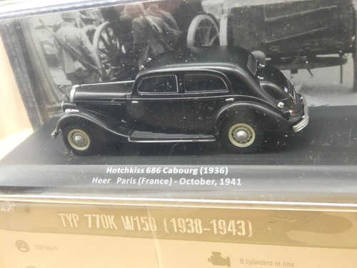 HOTCHKISS 686 HEER FRANCE 1941 N°83 militaire 1/43éme IXO Neuf Boite Origine - Foto 10 di 10