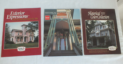 Benjamin Moore & Devoe 3 PAINT CHIP CHARTS Historical Exterior Expressions