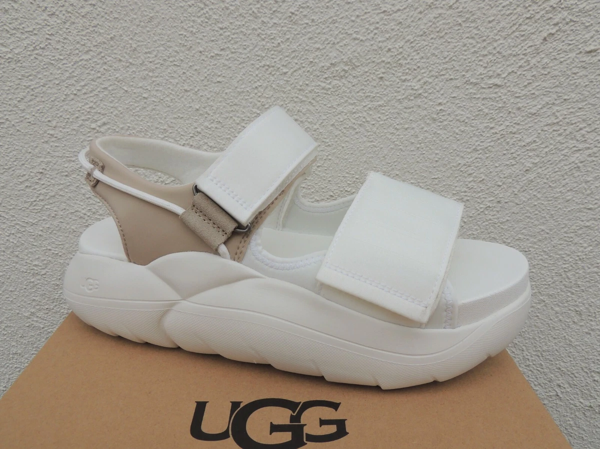 UGG DOE SKIN LA CLOUD STRAP PLATFORM SNEAKER SANDALS WOMEN US 11 EUR 42 NIB