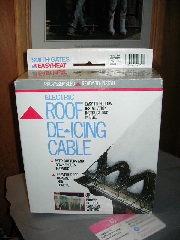 DE-ICING Cable - Electric Smith Gates Easy Heat 60ft - REDUCED PRICE