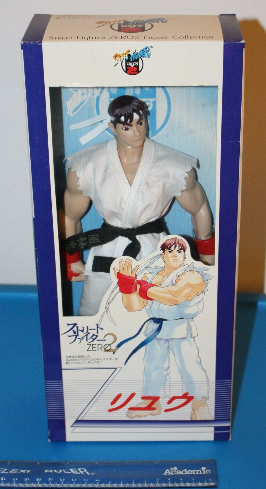 STREET FIGHTER ZERO 2 RYU 12-inch Alpha Capcom Japanese Figure/Doll box MIB