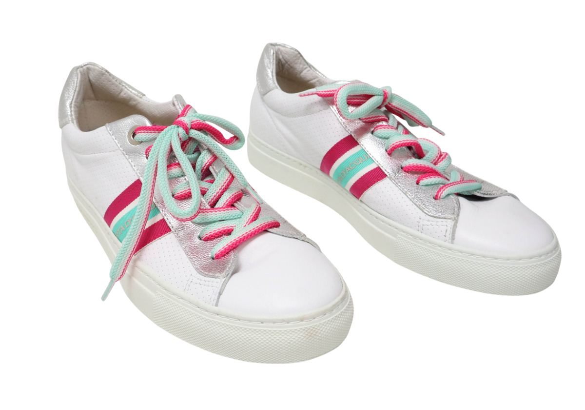 D'ACQUASPARTA Shoes Women's (EU) 39 White Leather Low Top