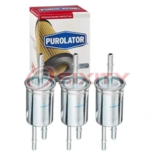 3 pc Purolator F65487 Fuel Filters for XF65487 V3749 PFB65487 PF5487 MF 1020 gj