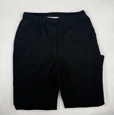 Pendleton Womens Pants Black Pure Virgin Wool 10 Lined Dress Trouser Straight