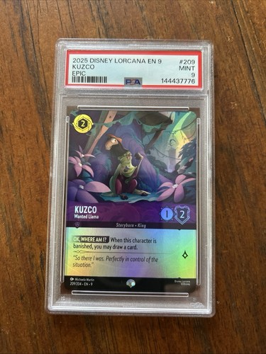 Kuzco - Wanted Llama graded PSA 9 for sale on eBay