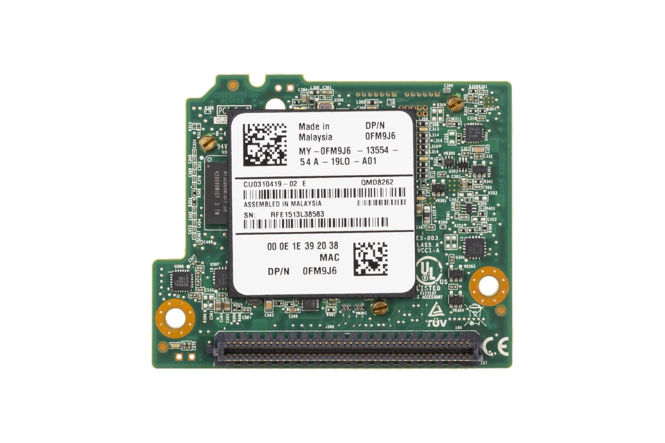 Network Card Dell Qlogic QMD8262-K 2x10GbE KR BNDC FM9J6 - Image 3 of 3