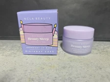 NCLA Beauty Beauty Sleep Overnight Lip Mask ~ Birthday Cake ~ 0.5oz 15ml ~ New