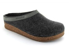 HAFLINGER Clog  Grizzly Torben, Anthracite
