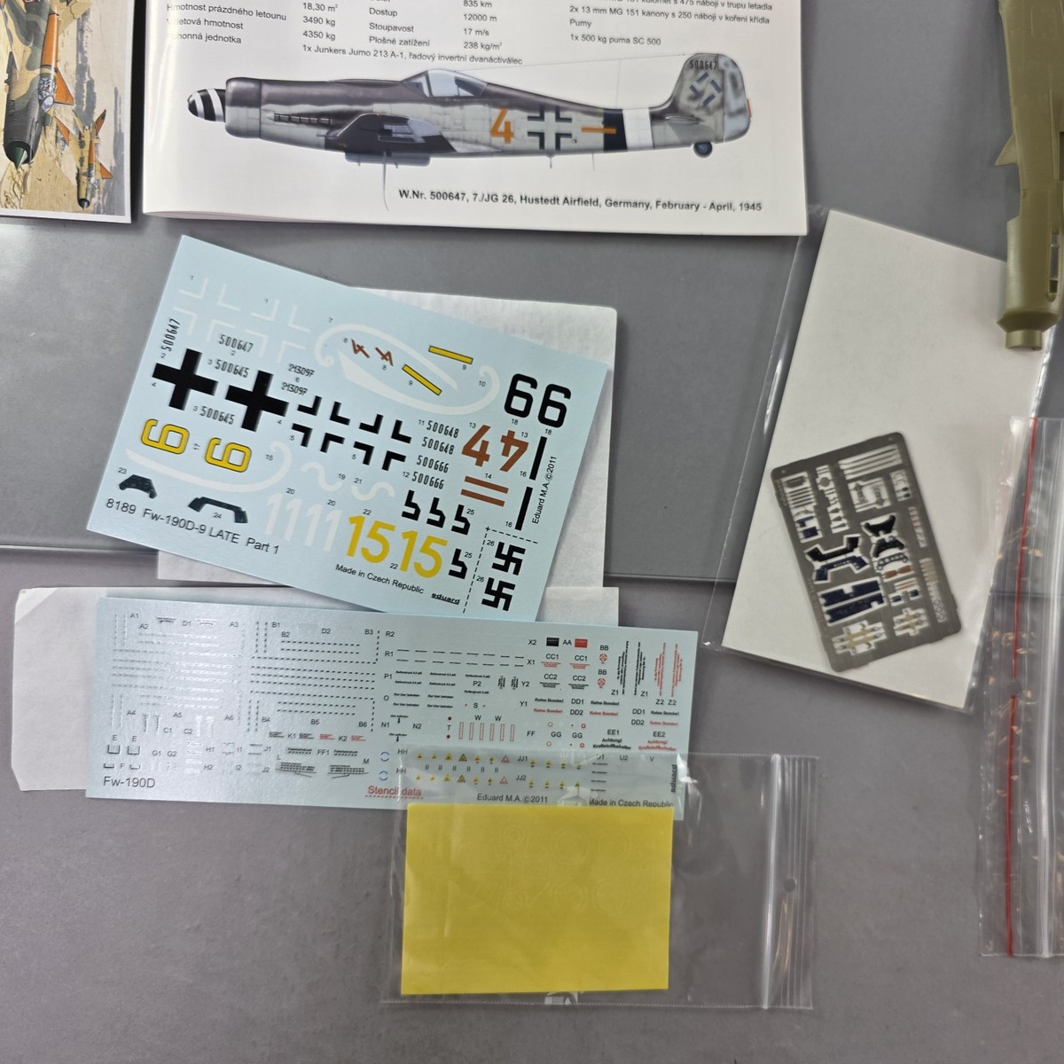 Eduard 8189 1:48 Fw 190D-9 Late Model Kit ProfiPack German Fighter