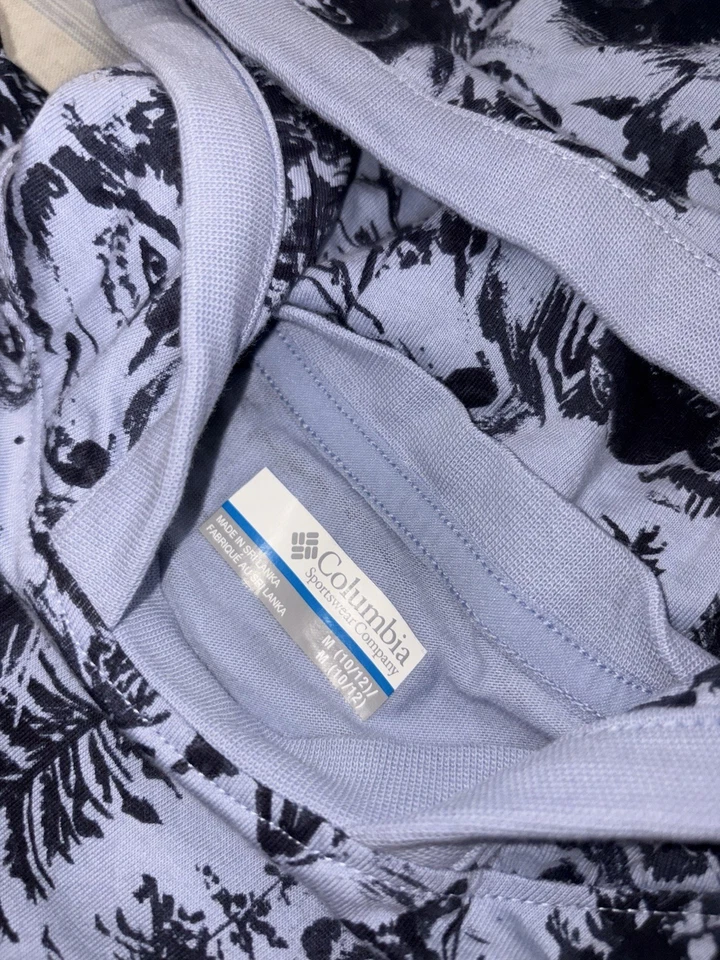 Columbia толстовка с капюшоном платье туника девочек средний 10-12 фиолетовый волк кемпинг домик открытый - Изображение 4 из 4