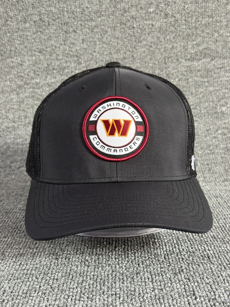 '47 Brand Washington Commanders Trucker Hat Black Hook and Loop NFL Ca