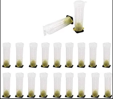 Beekeeping Rearing Cup Kit - Queen Bee Roller Cage Beekeeping Equipment Insects