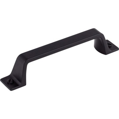 Top Knobs TK743BLK Channing Pull 3 3/4 Inch (c-c) - Flat Black