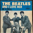 The Beatles If I Fell / And I Love Her Capitol 5235 45 rpm 7” PS Picture Sleeve