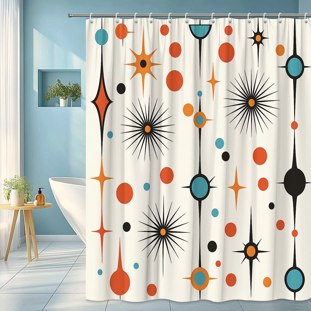 Cortina De Ducha Floral Bohemia Para Baño, Cortina De Ducha