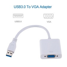 Image of C USB3.0 To VGA Adapter For High Resolution Display On Monitor