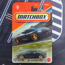 Matchbox Koenigsegg Gemera 2021 1:64 Black/Gold Diecast Car Unopened Box
