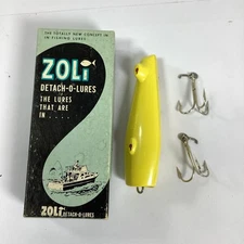 Vintage ZOLI DetachOLures Fishing Lure In Original Box 500