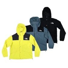 The North Face Men's 86 Mountain Jacket Hooded Outerwear Windbreaker Snap Front