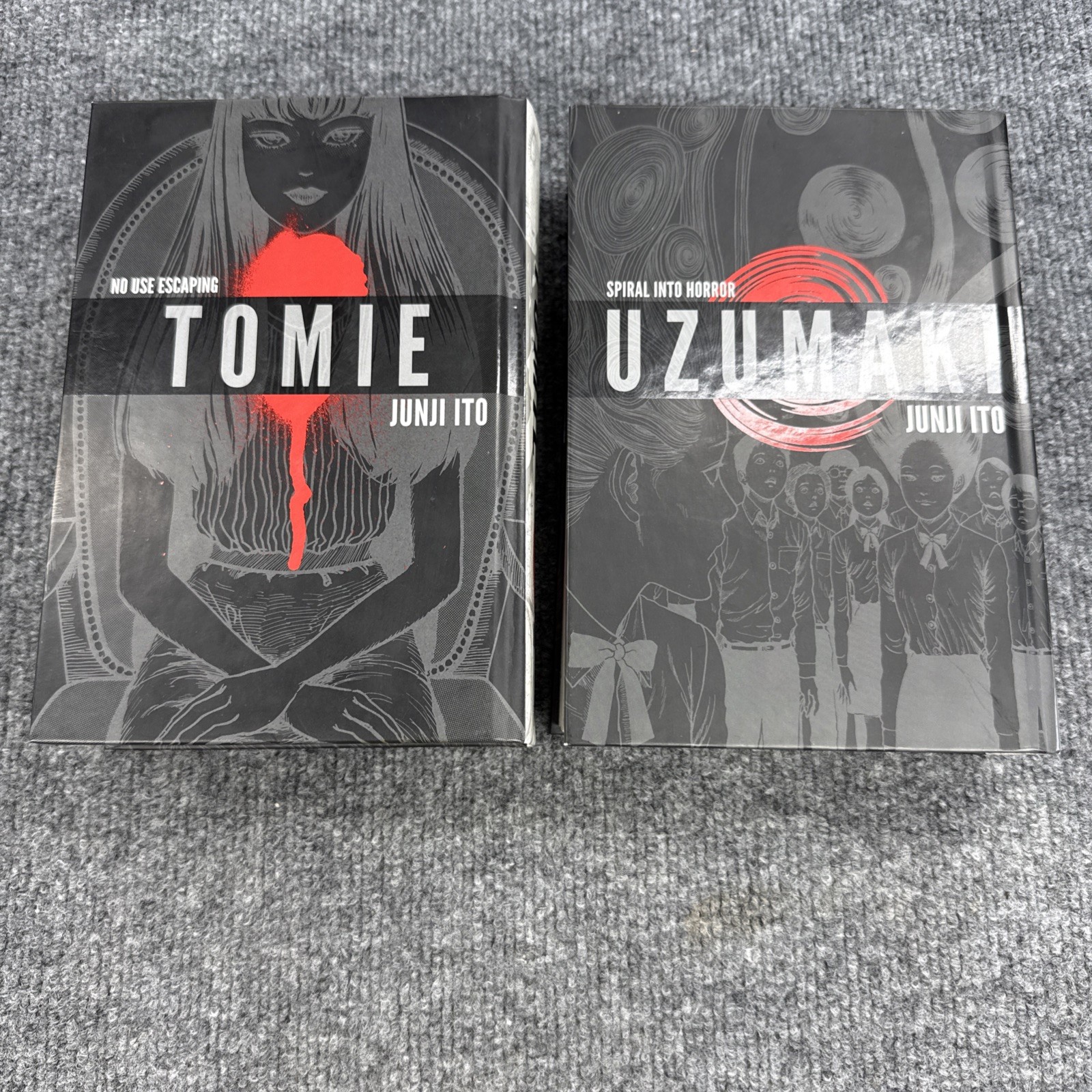 Tomie & Uzumaki by Junji Ito Lot of 2 Horror Manga Deluxe Hardcovers