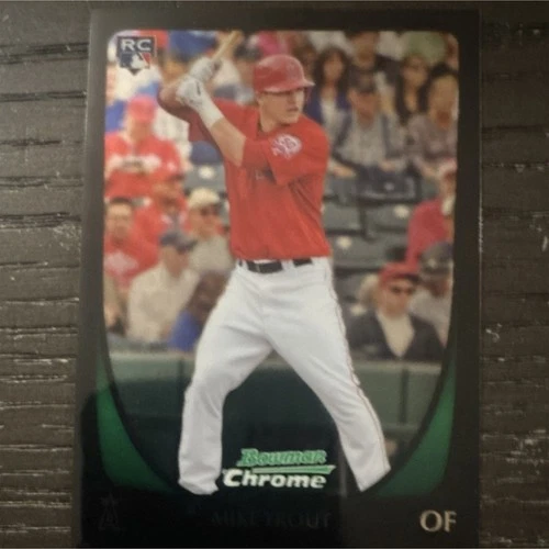 Bowman Chrome Rookie Mike Trout #175 Angels Topps Baseball Card 🔥🔥🔥