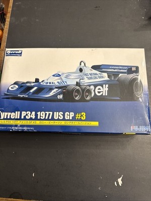 Fujimi model 1/20 Grand Prix series No.39 Tyrrell P34 1977 United States GP # 3