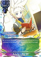 Buddyfight TCG card S-BT03/0062EN C Subaru's Day Off True Awakening of Deities
