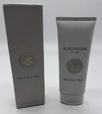 Blue Lagoon Iceland Silica Mud Mask Luxury Skincare Large 3.4 oz Box NEW Sealed