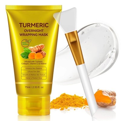 Turmeric Vitamin C Collagen Overnight Wrapping Peel Off Mask for Lifting & Firmi