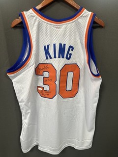 Bernard King HOF Signed "It's Good To Be King" Knicks Jersey AUTO JSA COA Sz XL