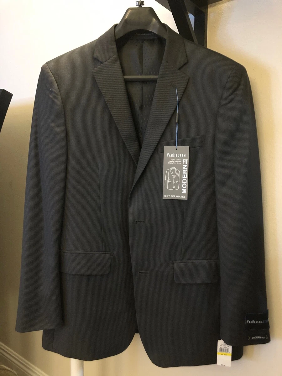 Van Heusen Suit Jacket Brand New Men’s 40R Black