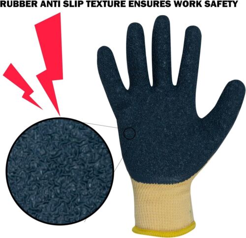 Electrical Insulated Gloves 400V High Voltage Resistance Gloves-2 Pairs, Rubber - Picture 4 of 7