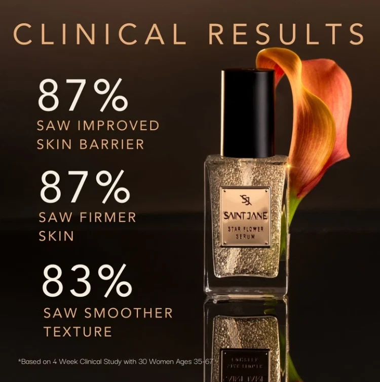 Saint Jane Beauty Star Flower Niacinamide Serum Deep Hydration 0.68oz/20mL - Image 4 of 4