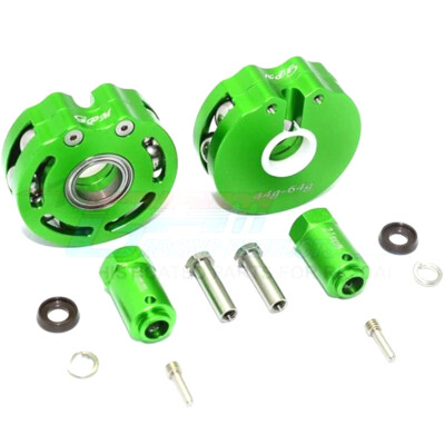 NEW GPM Alum Wheel Knuckle Axle Wght +21mm Hex Adapter GRN TRX-4/6 FREE US SHIP