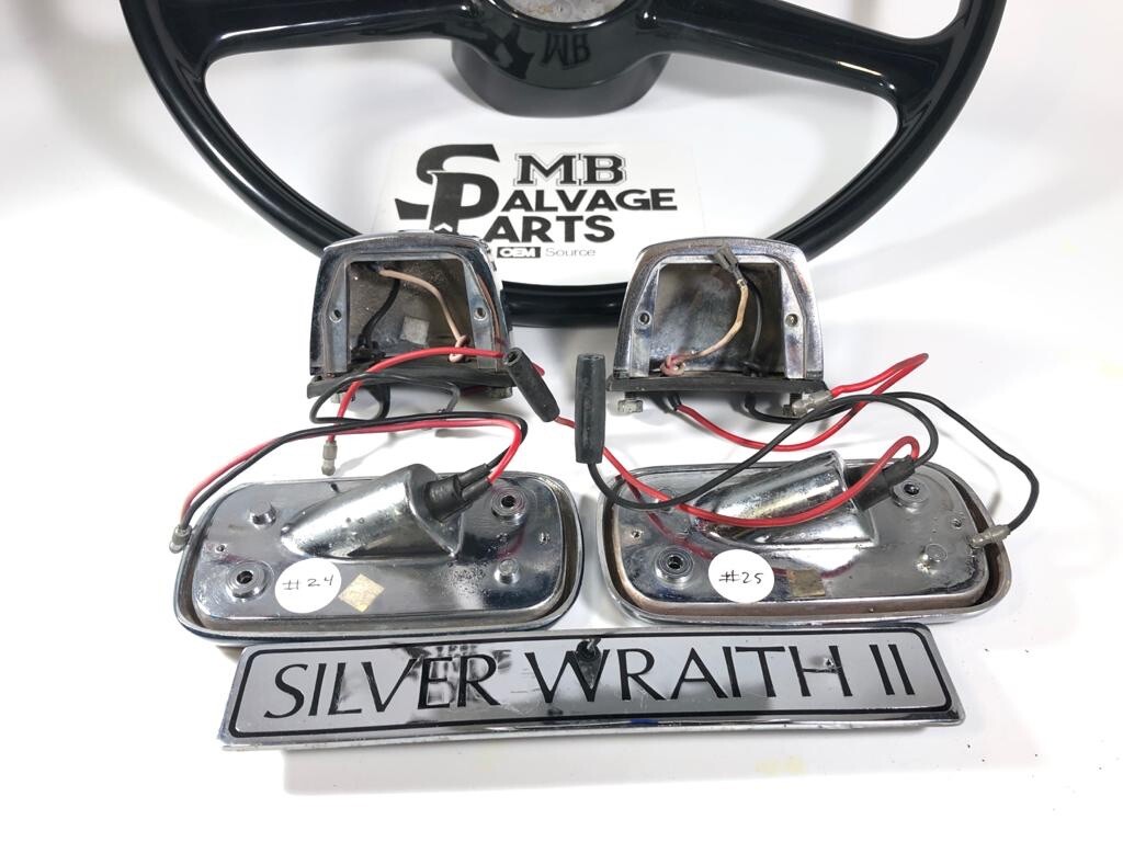 77-84 Rolls-Royce Silver Wraith II Bentley Steering Wheel (Bundle)