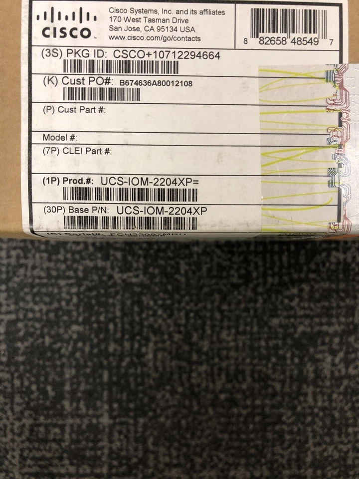 NEW Cisco UCS-IOM-2204XP - Fabric Extender Expansion Module 4 Ports For Blades - Image 2 of 2