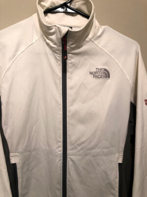The North Face Women's Summit Series Softshell Jacket Black White Size  Medium