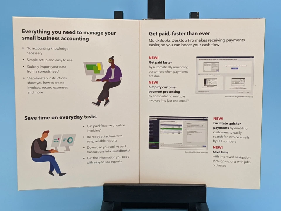 Intuit QuickBooks Desktop Pro 2020 for Windows: Retail ~ Permanent Version / NEW - Image 3 of 4