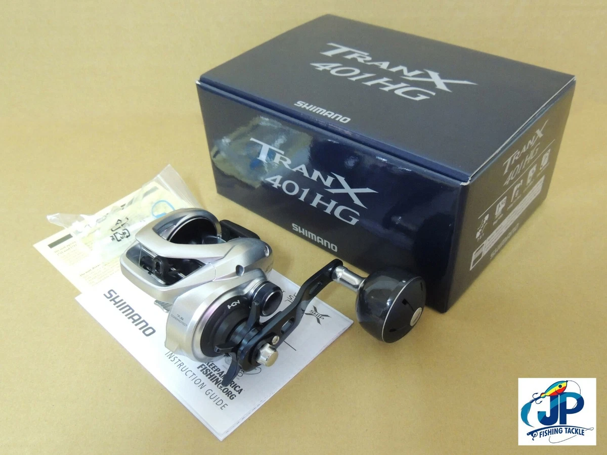 SHIMANO TRANX 401 HG 401 AHG LEFT HAND BAITCASTING REEL *1-3 DAYS FAST  DELIVERY*