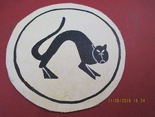 WWII LUFTWAFFE 2/JG 20 BLACK CAT  FIGHTER SQDN  FLIGHT JACKET PATCH