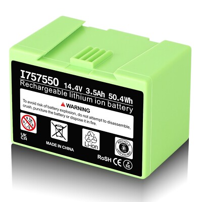 For iRobot Roomba 14.4V e5 e6 i3 i4 i6 i7+ ABL-D1 3.5Ah i7 3.5Ah Lithium Battery
