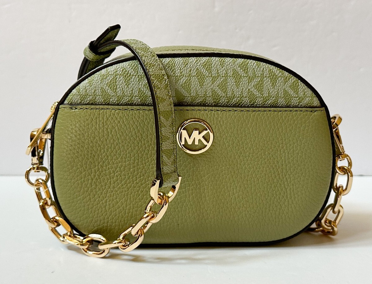 Michael Kors Small Size Crossbody Leather Bag Brown for sale