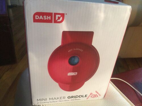 Dash Brand ~ DMS001RD ~ 350 Watt ~ Non Stick ~ Electric Griddle ~ Red NEW IN BOX - Picture 1 of 6
