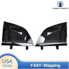 Pair For 2023 2024 Nissan Altima Front Bumper Fog Light Covers Black Bezel LH+RH